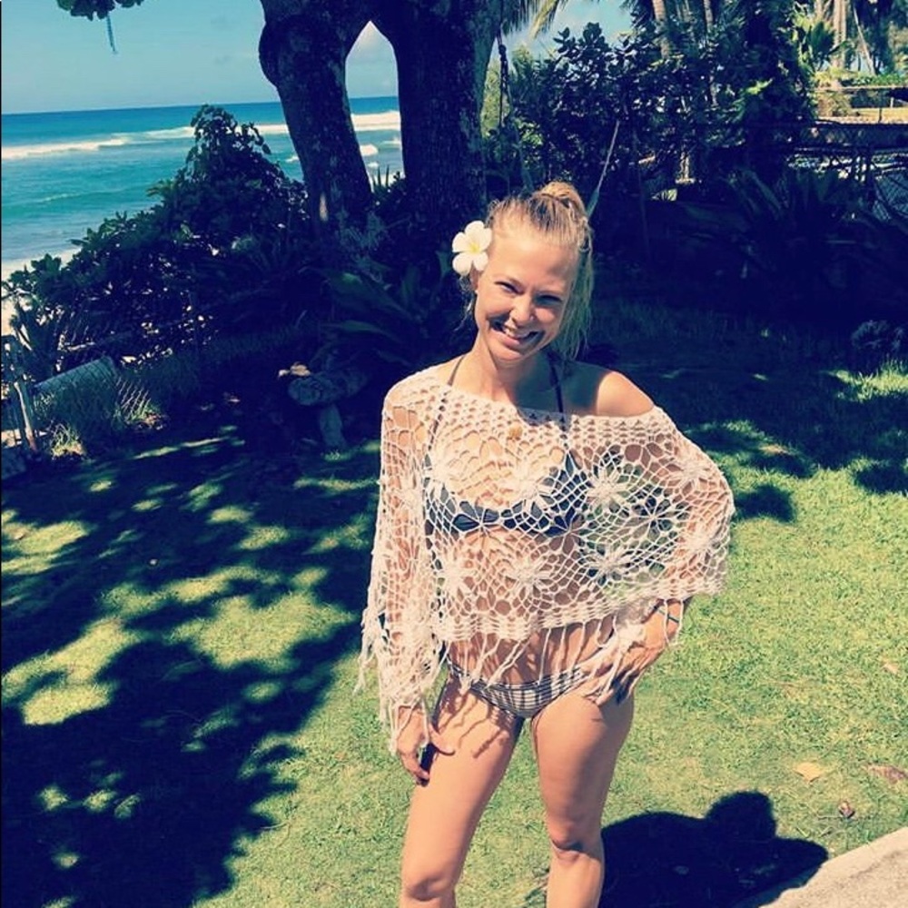 Crochet poncho